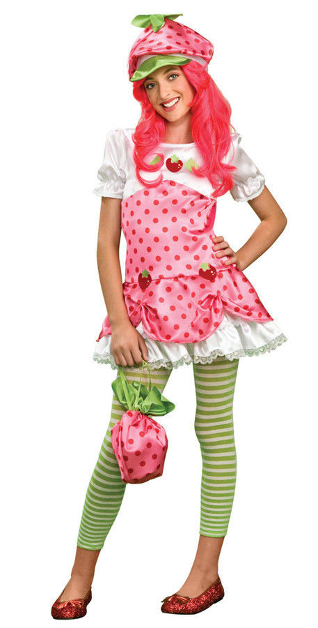 Strawberry Shortcake Halloween Costume
 STRAWBERRY SHORTCAKE Adult Teen Costume Halloween 6 10