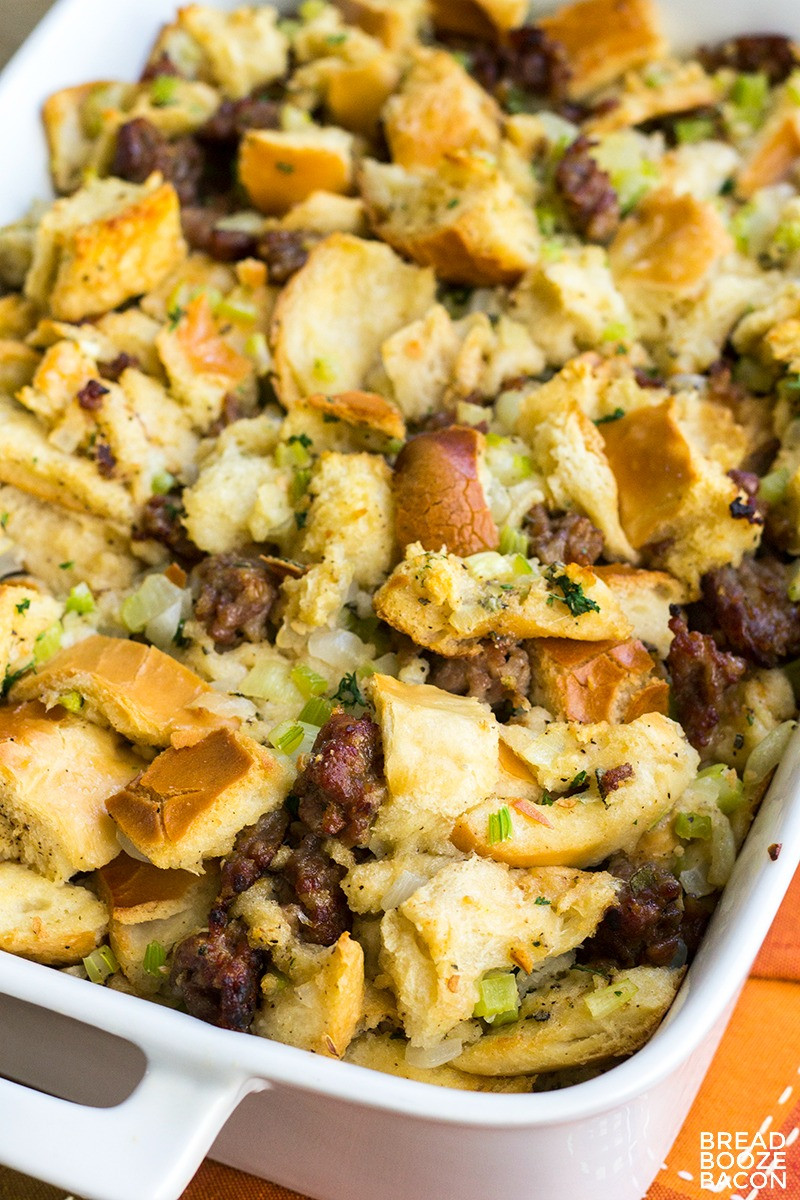 Stuffing Thanksgiving Side Dishes
 Classic Sausage Stuffing