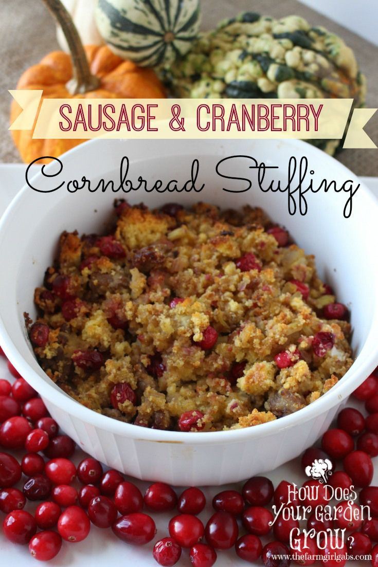 Stuffing Thanksgiving Side Dishes
 Sausage and cranberry stuffing is a delicious Thanksgiving