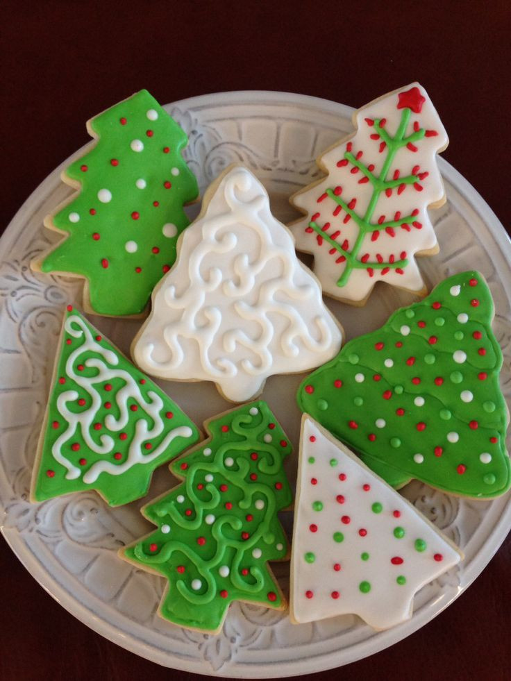 Sugar Cookies Christmas Tree
 Christmas tree sugar cookies Christmas Food