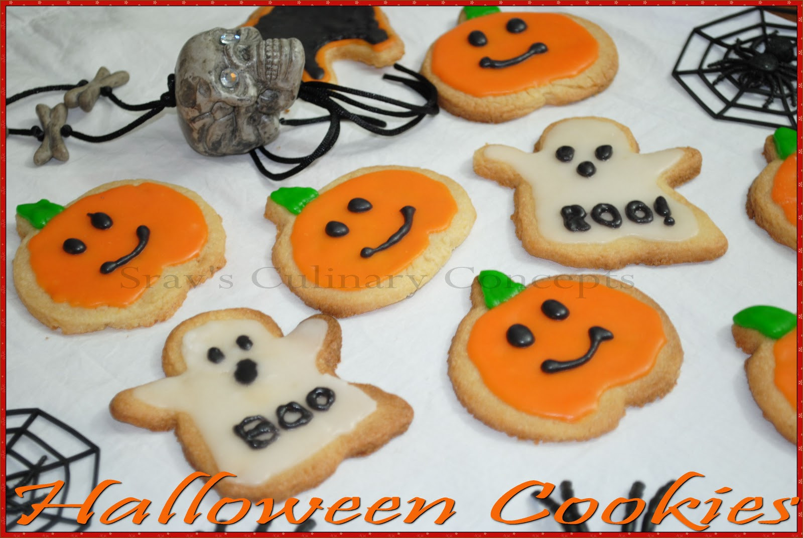 Sugar Cookies Halloween
 Srav s Culinary Concepts Halloween Sugar Cookies with