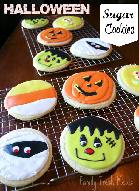 Sugar Cookies Halloween
 Soft Sugar Cookie Recipe Halloween Style Family Fresh Meals