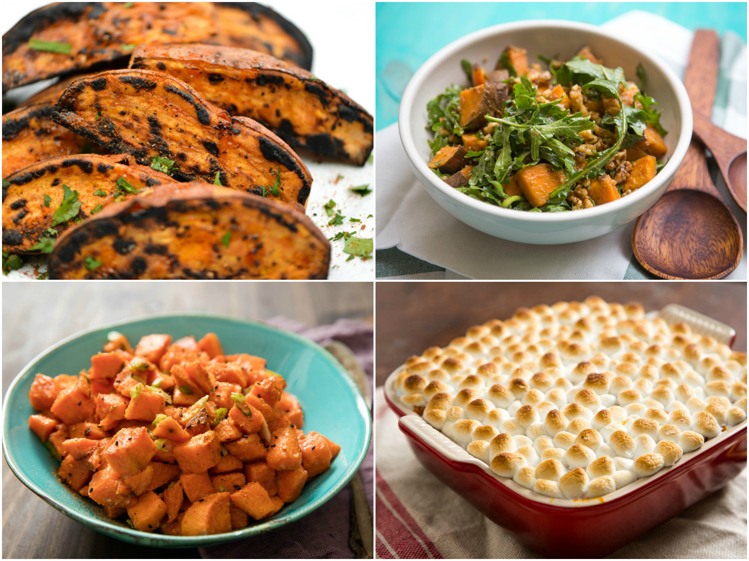 Sweet Potato Recipes For Thanksgiving
 12 Not Too Sweet Sweet Potato Recipes for Thanksgiving