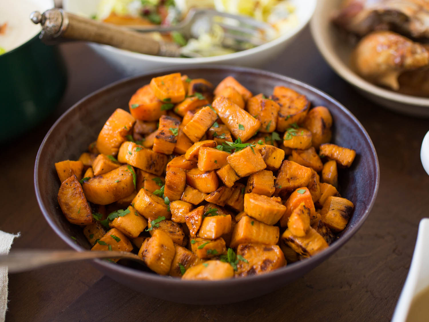 Sweet Potatoes Thanksgiving Side Dishes
 8 Not Too Sweet Sweet Potato Recipes for Thanksgiving