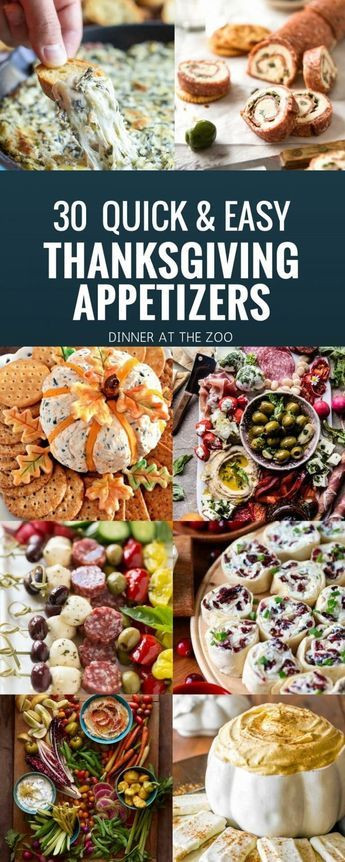 Thanksgiving 2019 Appetizers
 30 Quick and Easy Thanksgiving Appetizer Recipes