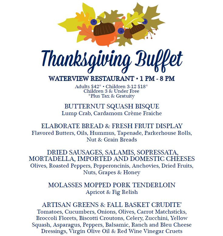 Thanksgiving Breakfast Menu
 Sundial s Thanksgiving Buffet 2014