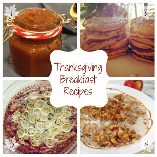 Thanksgiving Breakfast Recipes
 Thanksgiving Recipe Roundup