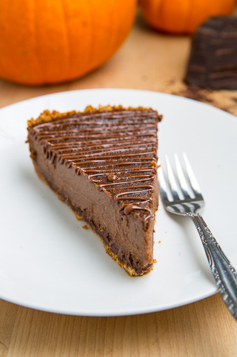 Thanksgiving Chocolate Pie
 Triple Chocolate Pumpkin Pie on Closet Cooking