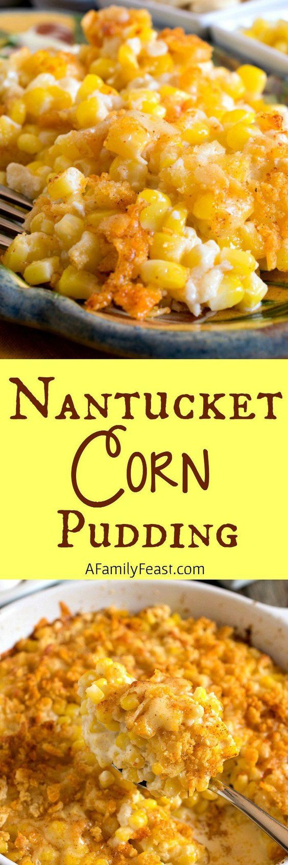 Thanksgiving Corn Side Dishes
 Nantucket Corn Pudding Recipe