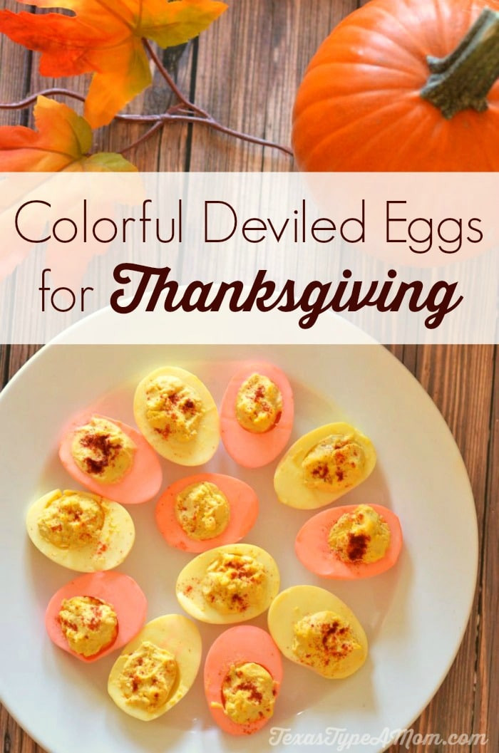 Thanksgiving Deviled Eggs
 Colorful Deviled Eggs Recipe
