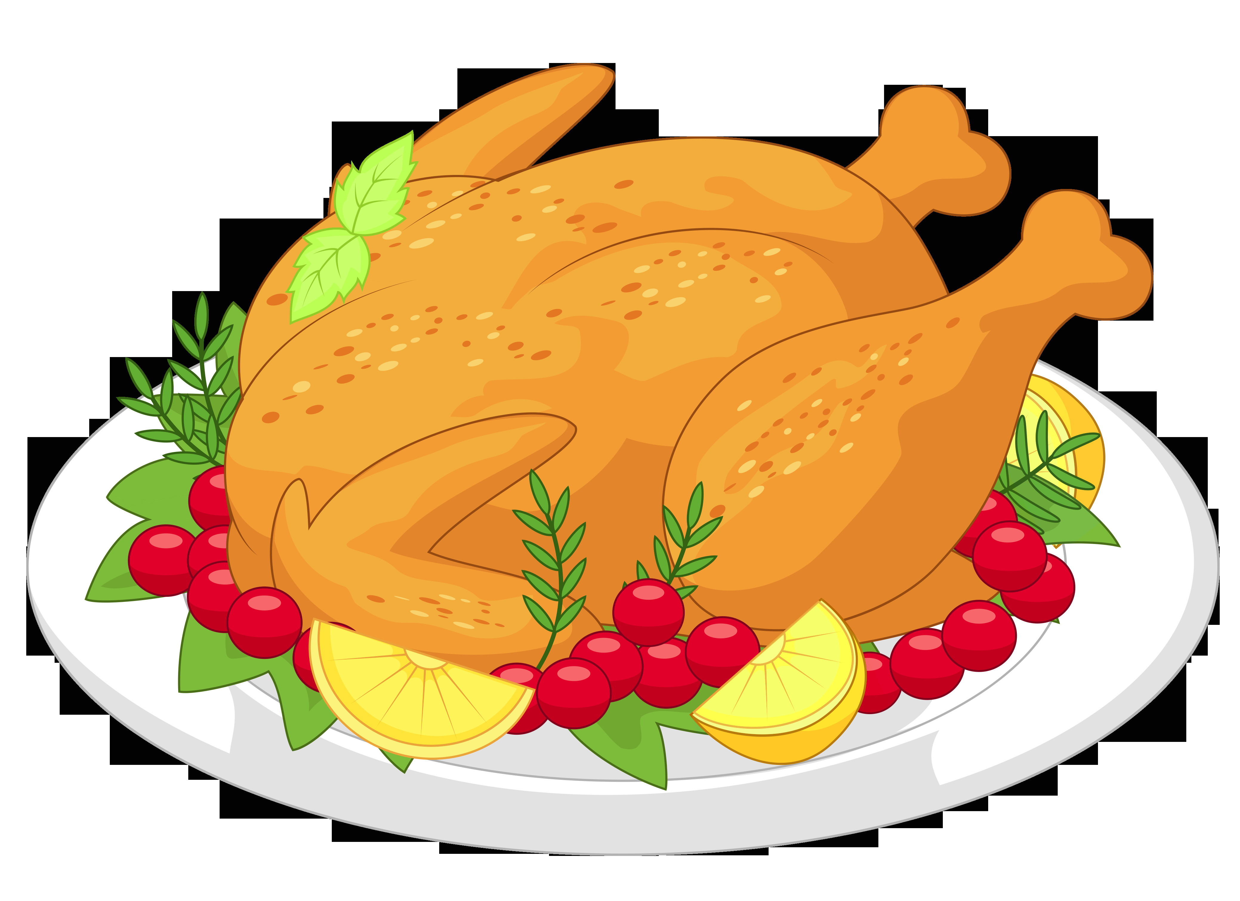 Thanksgiving Dinner Clipart
 Free Turkey Clip Art Clipartix