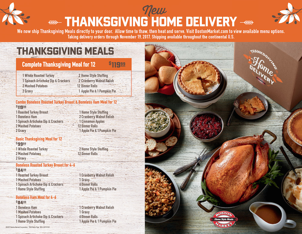 Thanksgiving Dinner Delivery Hot
 Boston Market Is Making Thanksgiving Day Wonderful For