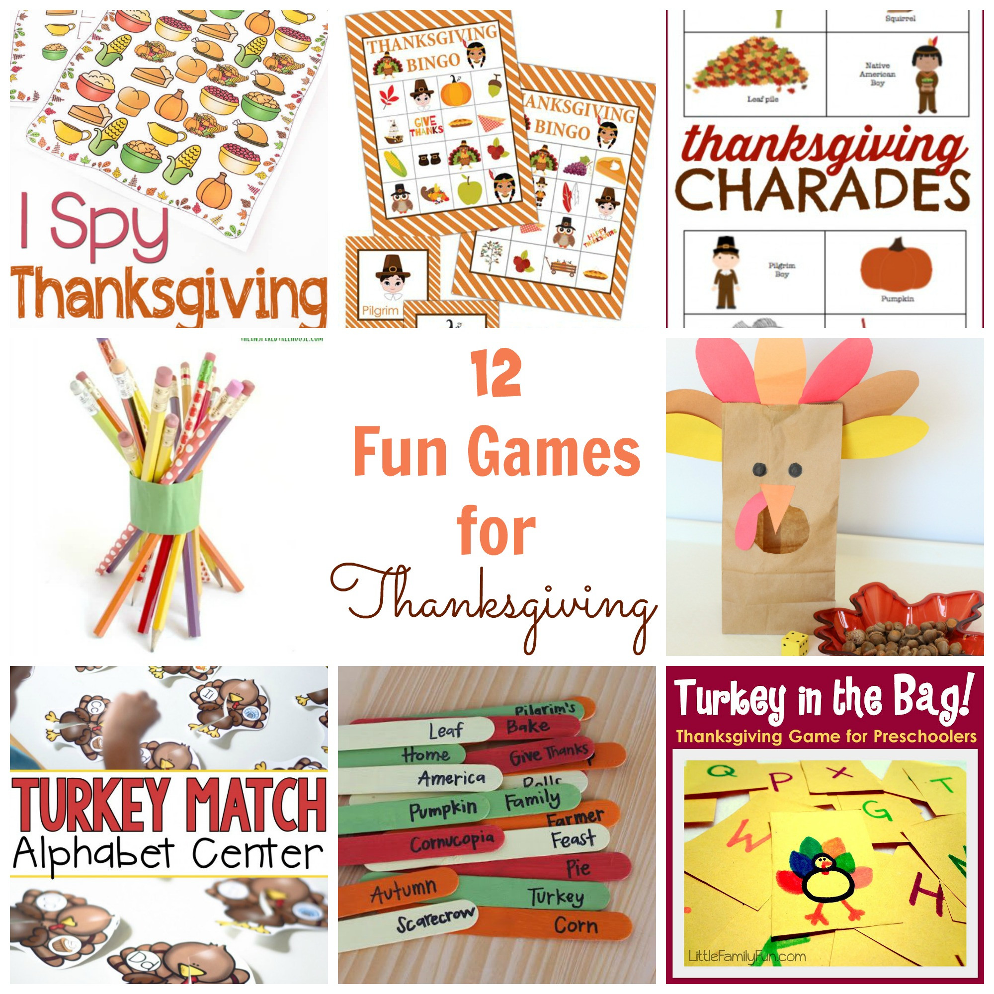 Thanksgiving Dinner Games
 12 Fun Thanksgiving Games Happy Home Fairy