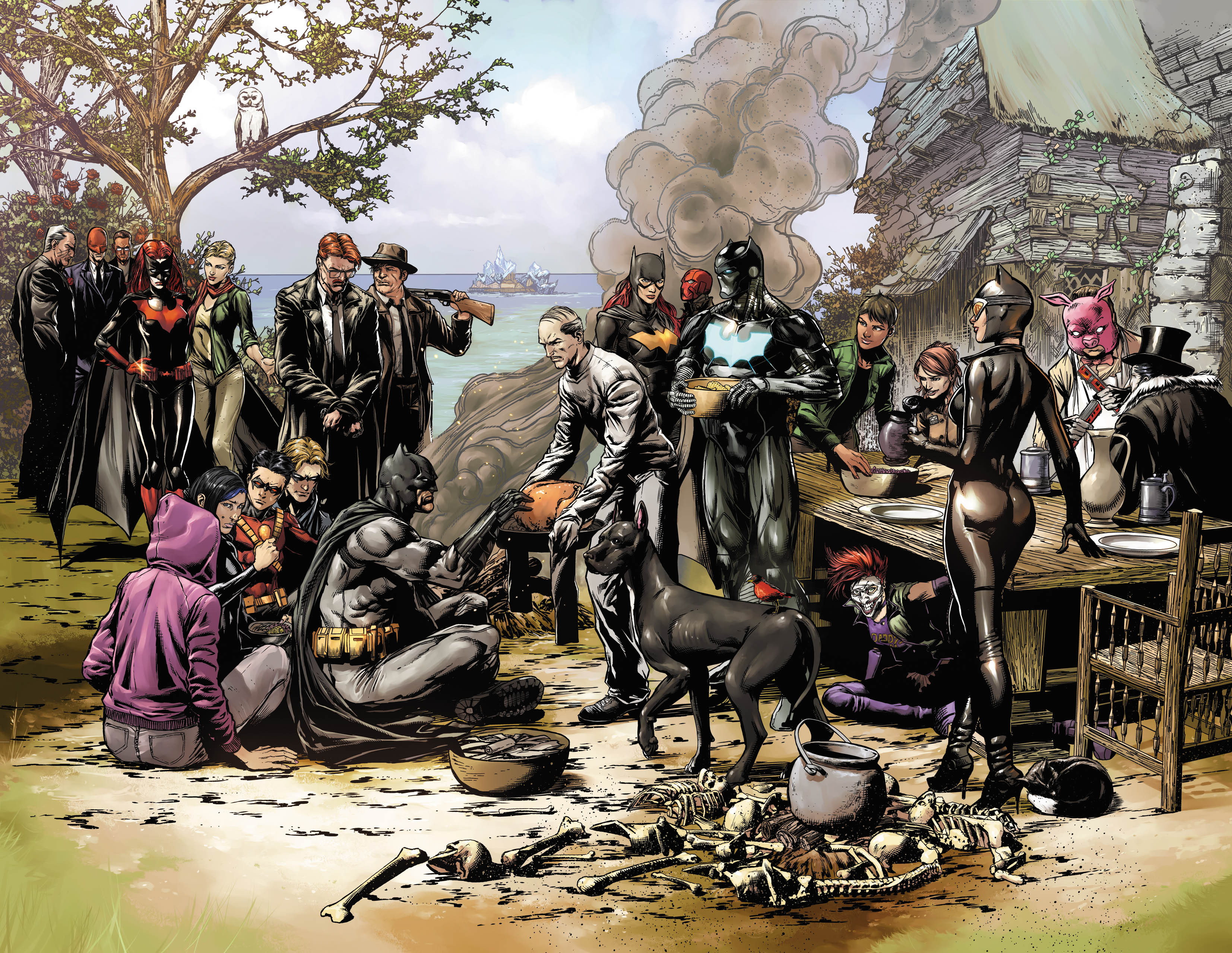 Thanksgiving Dinner In Dc
 Does the New Batman Eternal Teaser Reveal Nightwing s