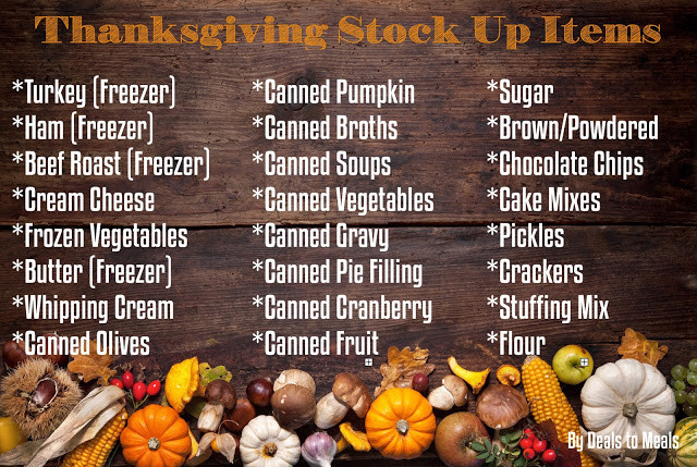 Thanksgiving Dinner List Of Items
 5 Ways to Save Money on Thanksgiving Dinner Fun Cheap