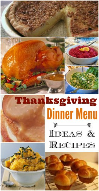 Thanksgiving Dinner Menu
 Thanksgiving Dinner Menu What s Cooking America