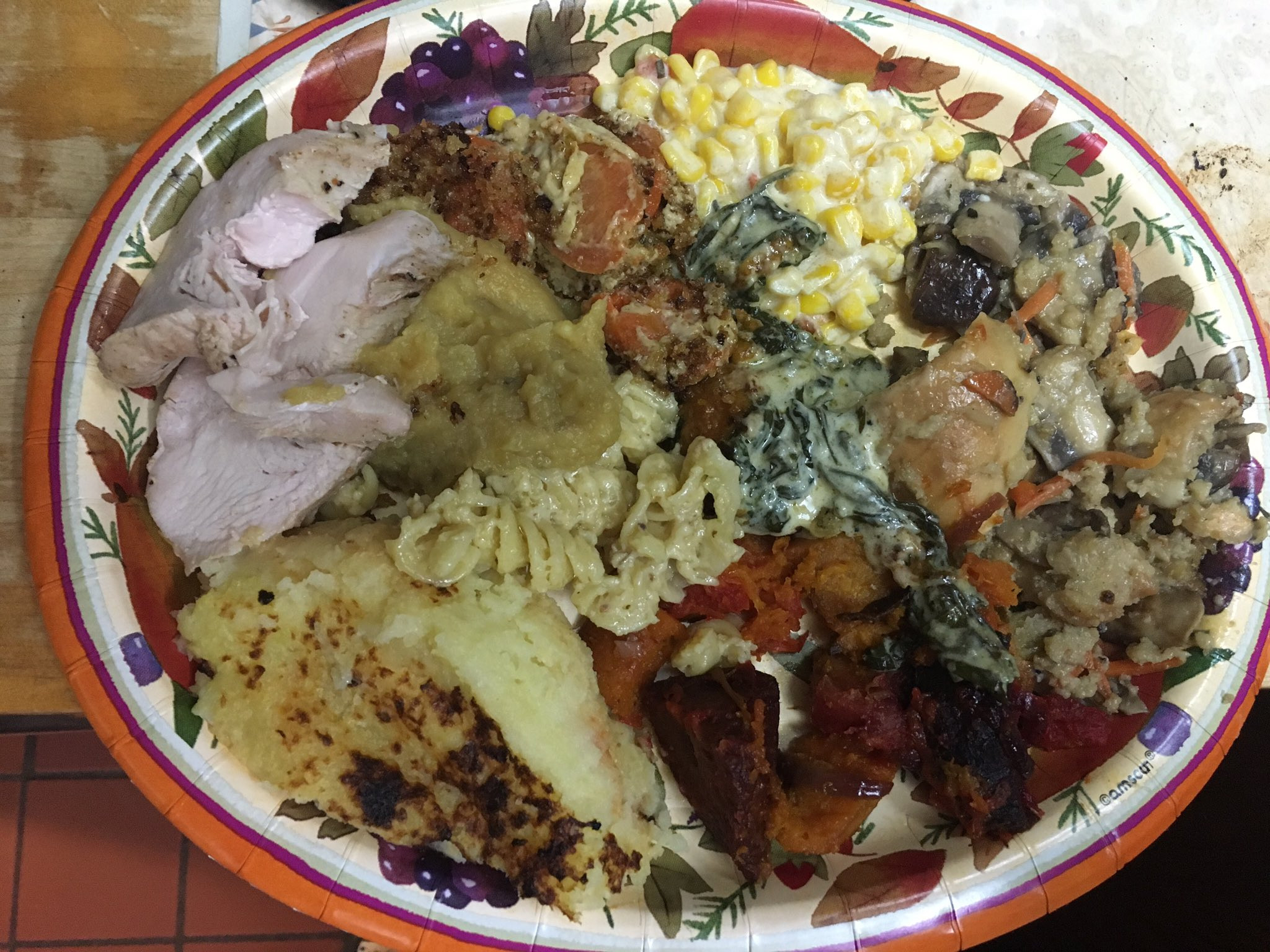 Thanksgiving Dinner Plate
 Ian Rapoport Posts His Thanksgiving Plate Twitter Gets