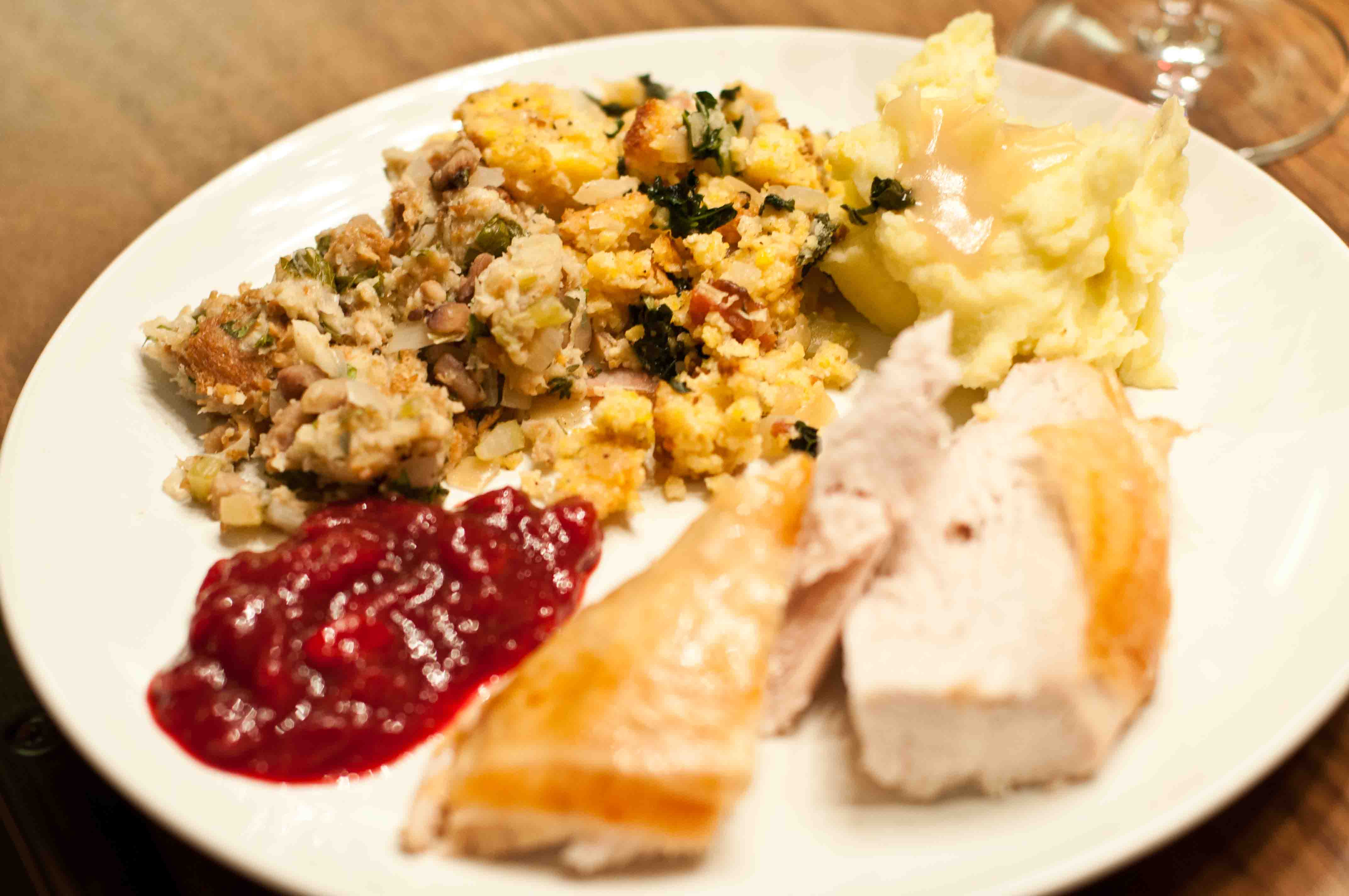 Thanksgiving Dinner Plate
 Thanksgiving Dinner Plate & Homemade Turkey Thanksgiving