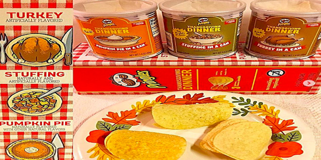 Thanksgiving Dinner Pringles
 Thanksgiving Dinner in a Can 96 7 KCMQ Classic Rock