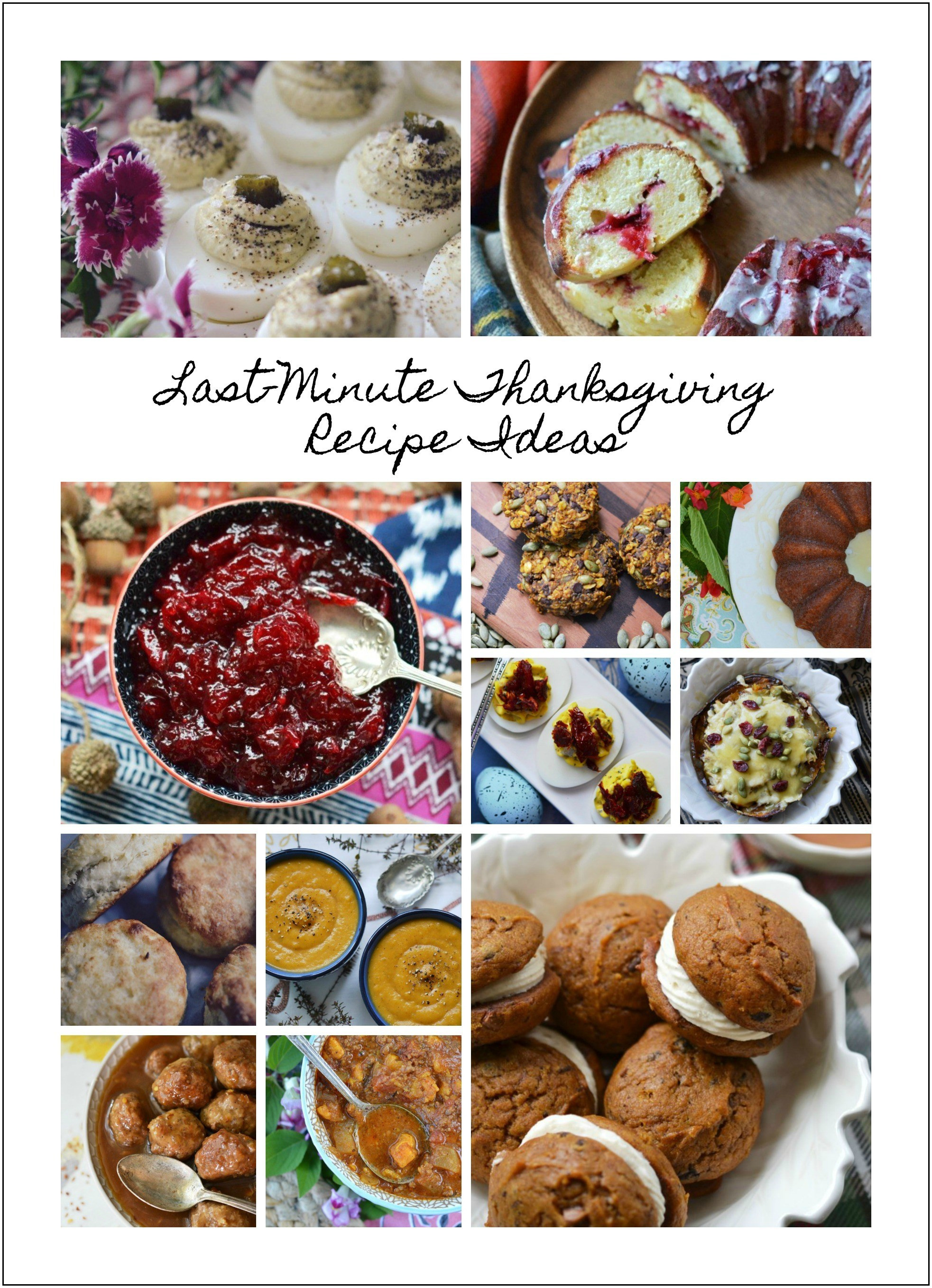 Thanksgiving Dinner Without Turkey
 Last Minute Thanksgiving Recipe Ideas – 2017
