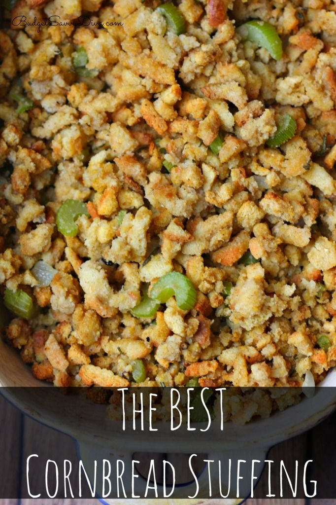 Thanksgiving Dressing Recipe Cornbread
 1000 ideas about Cornbread Stuffing on Pinterest