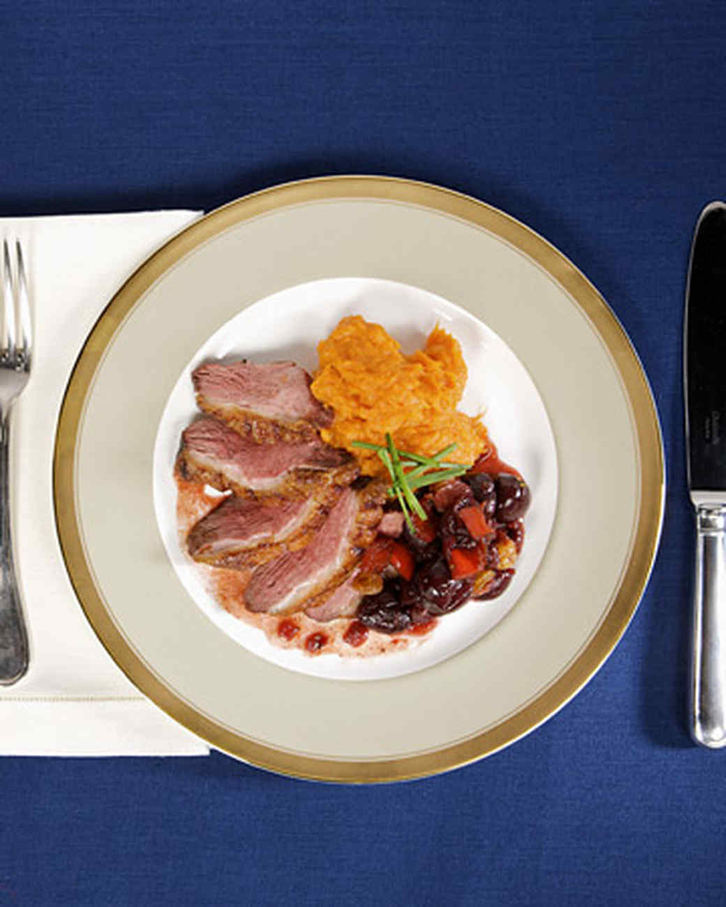 Thanksgiving Duck Recipes
 Duck Breast with Cherry Chutney Recipe & Video