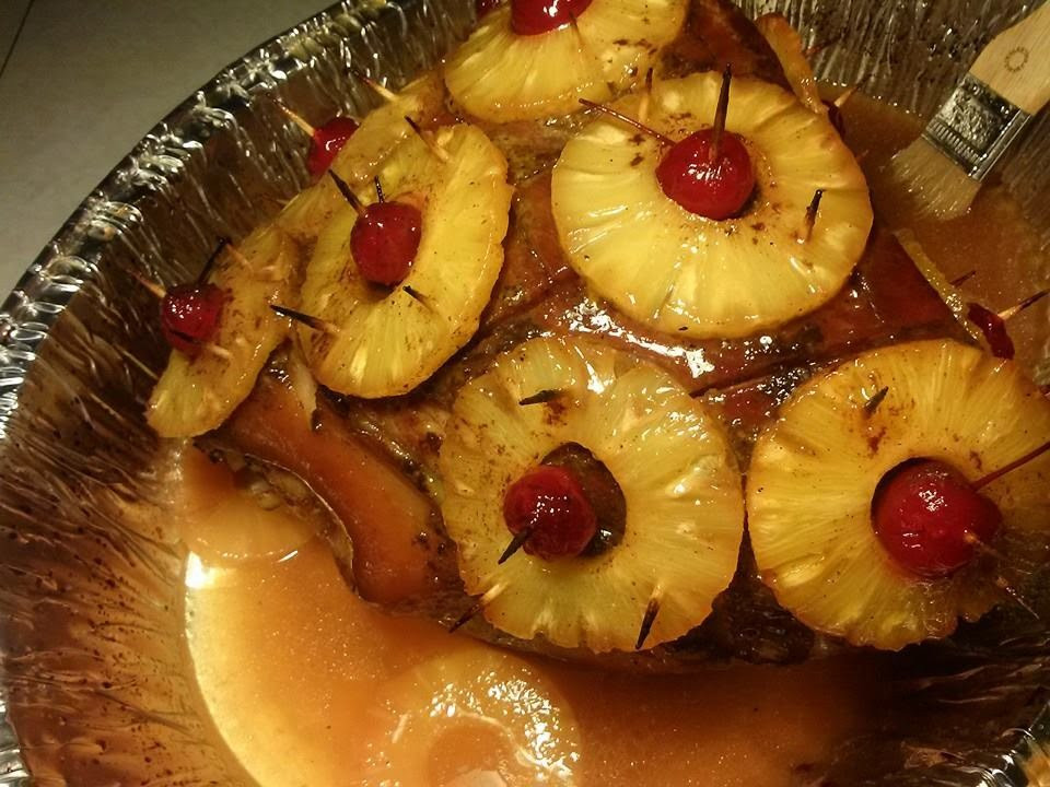 Thanksgiving Ham Recipes With Pineapple
 World s Best Pineapple Honey Glazed Ham Recipe How To