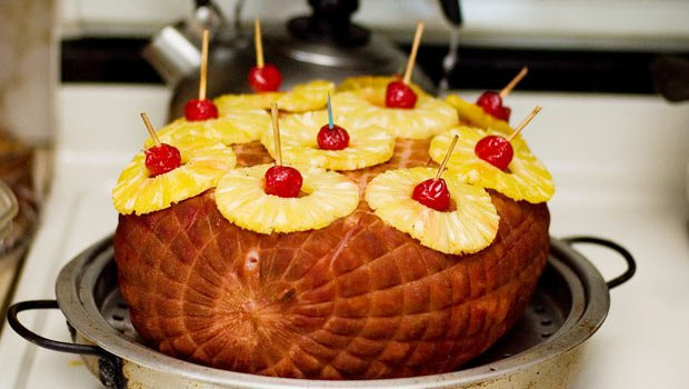Thanksgiving Ham Recipes With Pineapple
 Pineapple Glazed Ham