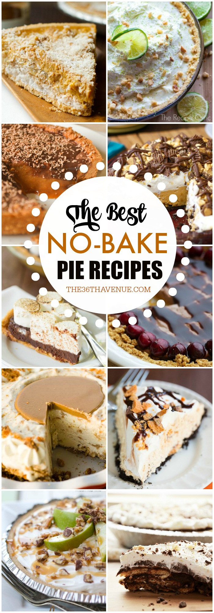 Thanksgiving Pie Recipes
 15 No Bake Pie Recipes The 36th AVENUE