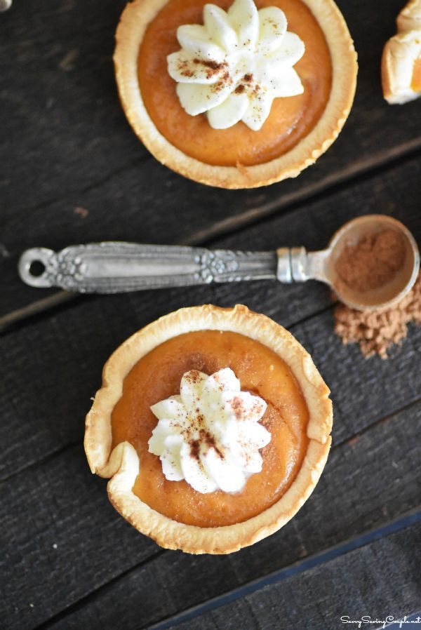 Thanksgiving Pumpkin Recipes
 Mini Pumpkin Pies Made in a Muffin Tin Perfect size for