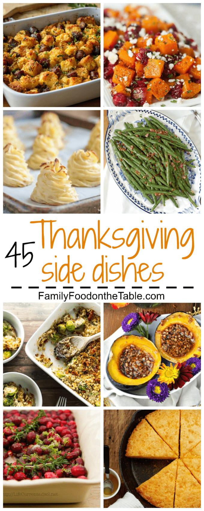 Thanksgiving Recipes Side Dishes
 45 Thanksgiving side dishes recipe round up Family