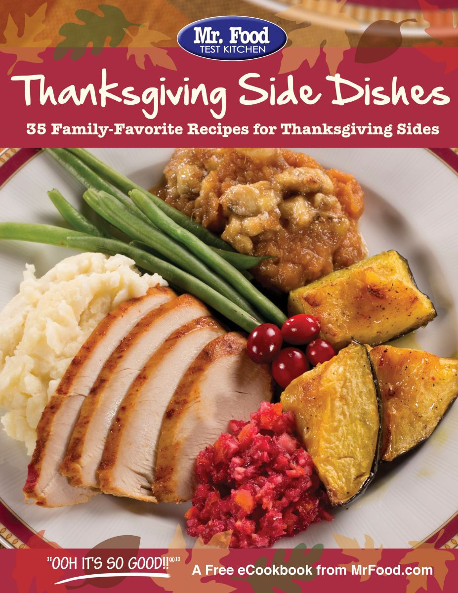 Thanksgiving Recipes Side Dishes
 Free Mr Food Holiday eCookbooks