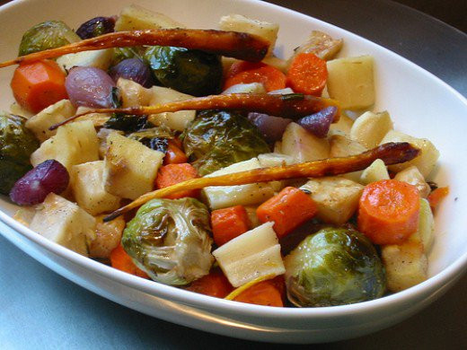 Thanksgiving Roasted Vegetables
 How to Roast Root Ve ables Potatoes Carrots Yams