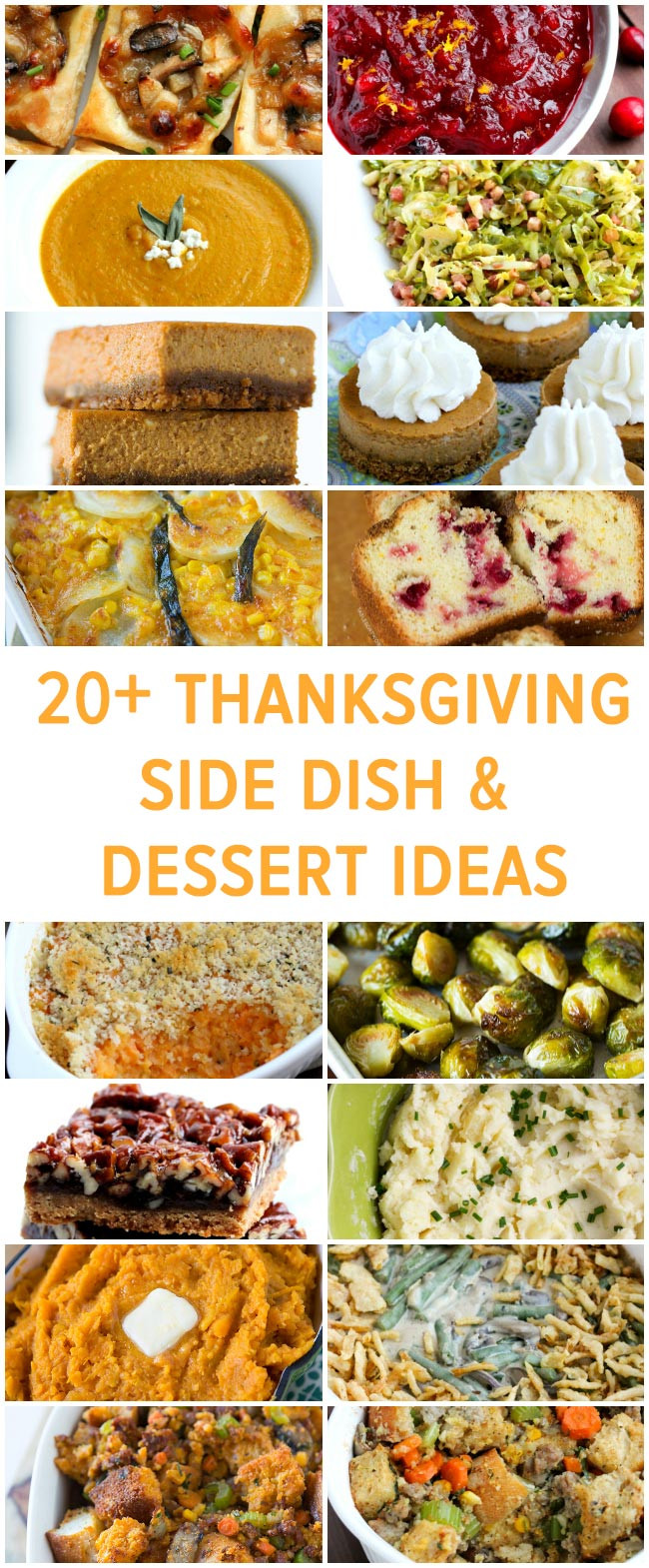 Thanksgiving Side Dishes Ideas
 20 Thanksgiving Side Dish and Dessert Ideas Table for Two