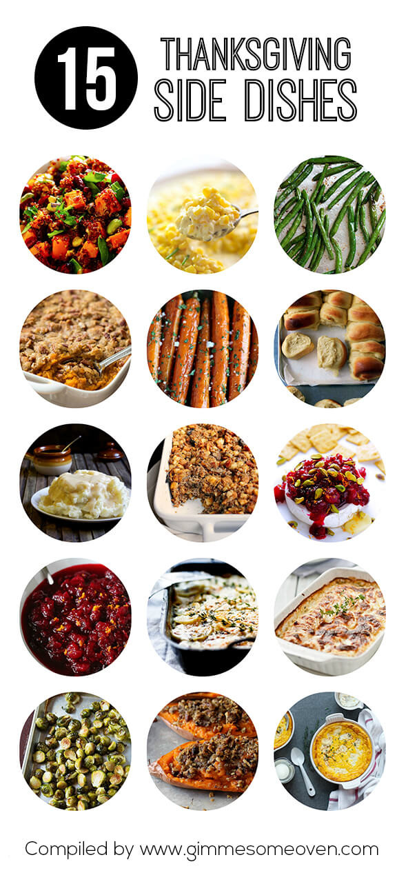 Thanksgiving Side Dishes
 15 Thanksgiving Side Dishes