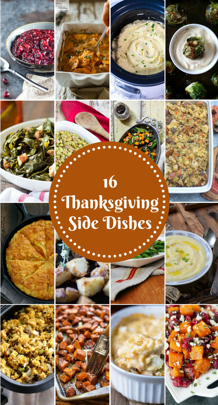 Thanksgiving Side Dishes
 16 Thanksgiving Side Dish Recipes