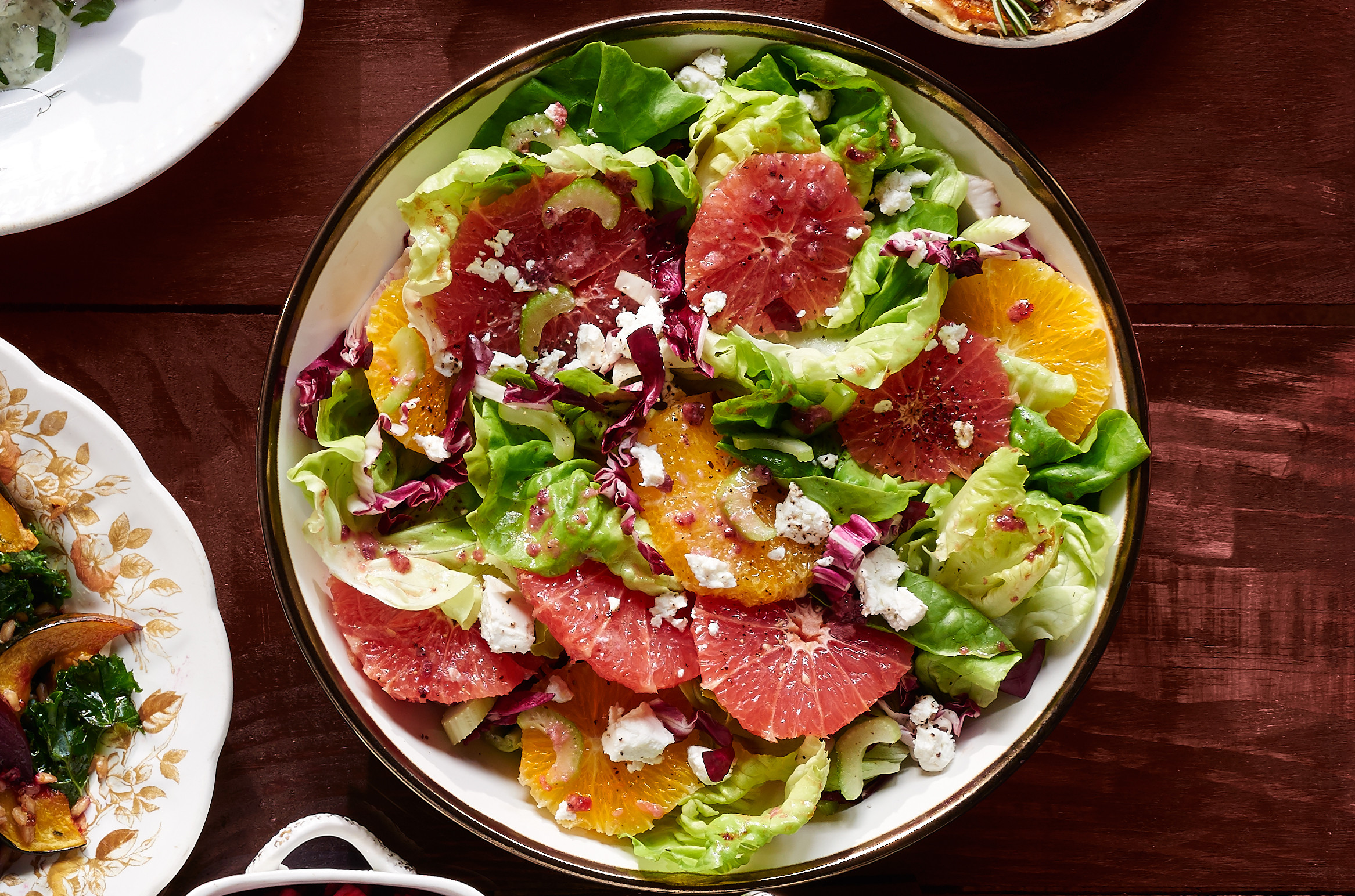 Thanksgiving Side Salads
 Bibb and Citrus Salad