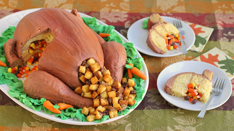 Thanksgiving Snacks Recipes
 Thanksgiving Turkey Cake Recipe Tablespoon