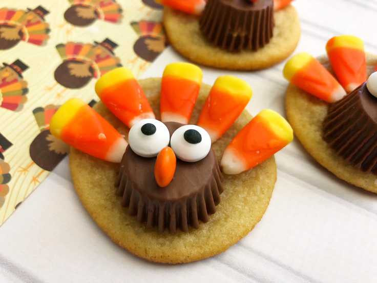 Thanksgiving Sugar Cookies
 Easy to Make Thanksgiving Turkey Cookies