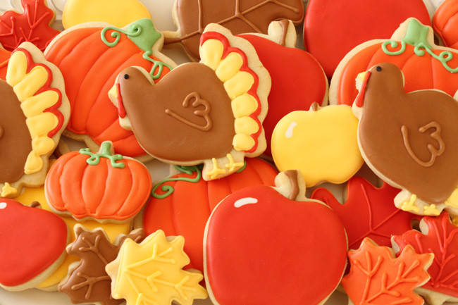 Thanksgiving Sugar Cookies
 Fall Sugar Cookies