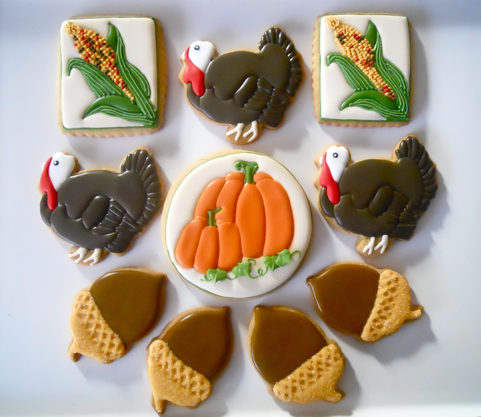 Thanksgiving Sugar Cookies
 Oh Sugar Events Happy Thanksgiving