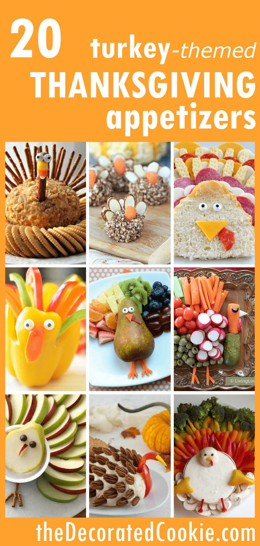 Thanksgiving Themed Appetizers
 20 Turkey themed Thanksgiving appetizers roundup