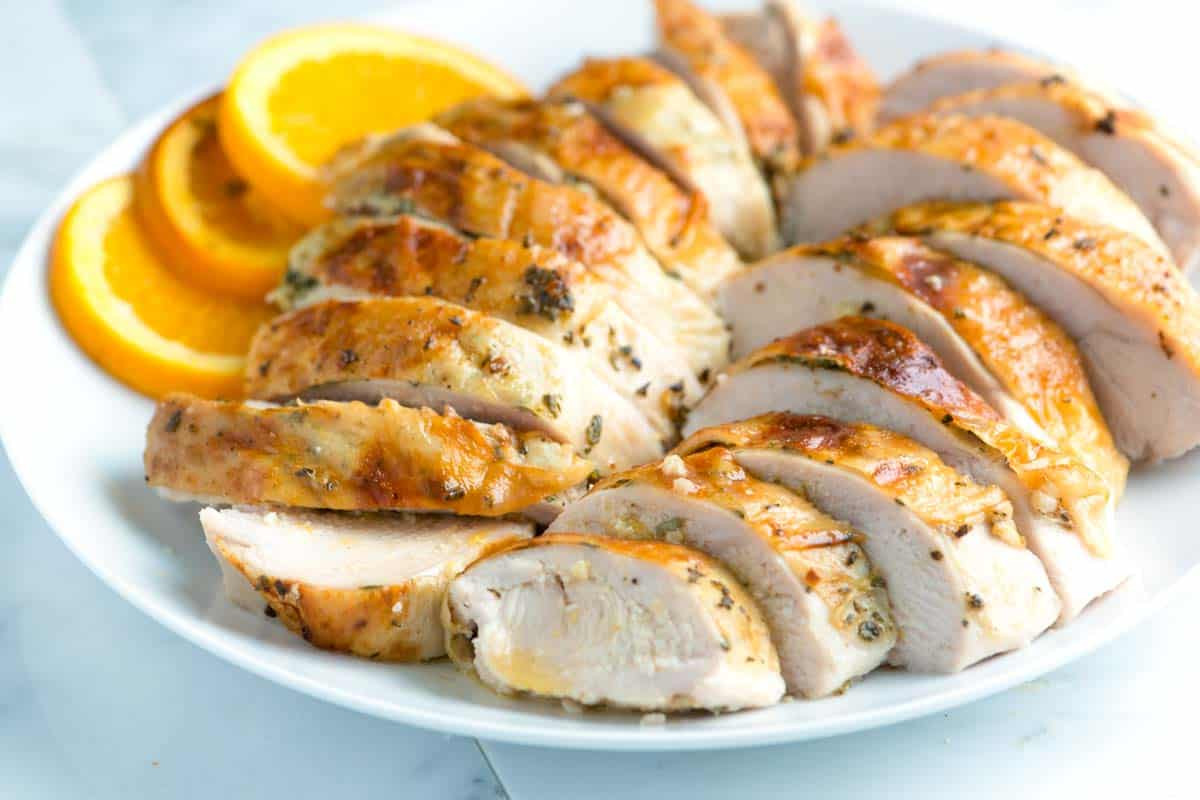 Thanksgiving Turkey Breast Recipe
 Garlic Herb Roasted Turkey Breast Recipe with Orange