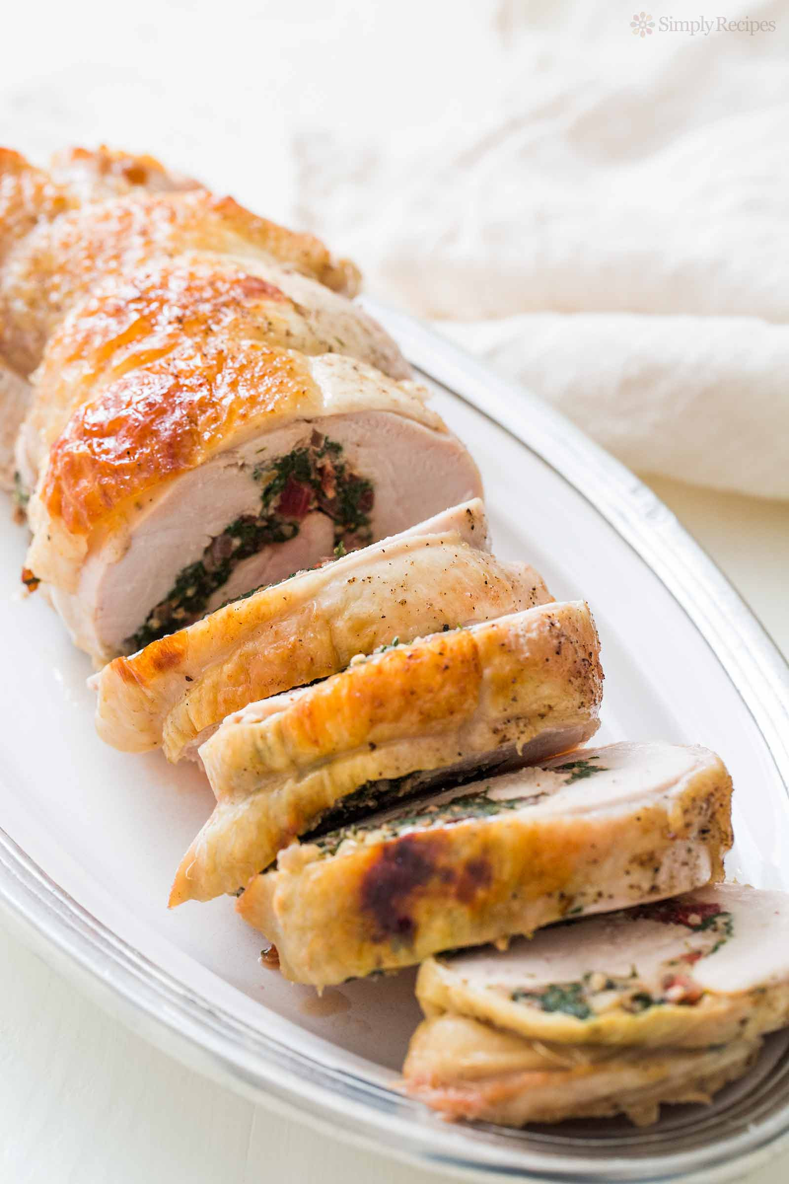 Thanksgiving Turkey Breast Recipe
 Chard and Prosciutto Stuffed Turkey Breast Recipe