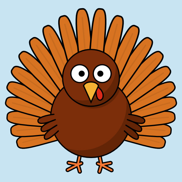 Thanksgiving Turkey Cartoon
 How to Draw a Cartoon Turkey