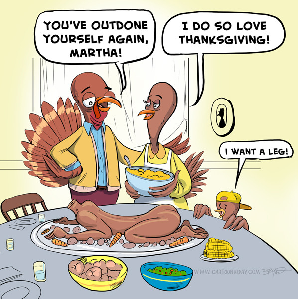 Thanksgiving Turkey Cartoon
 ENDED O2PUR time Thanksgiving Black Friday Cyber