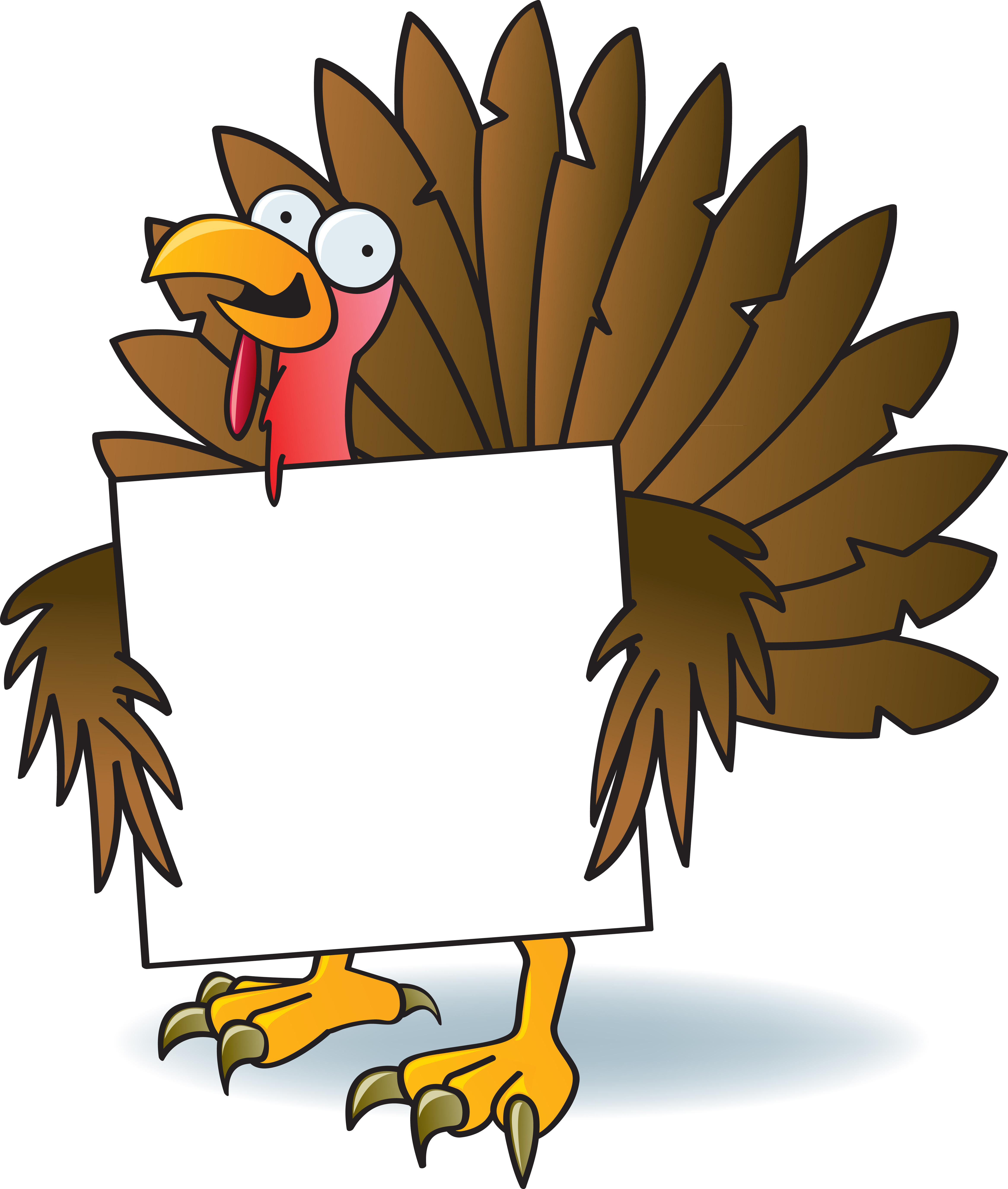 Thanksgiving Turkey Cartoon
 Illustration Vector by Jamie Slavy at Coroflot