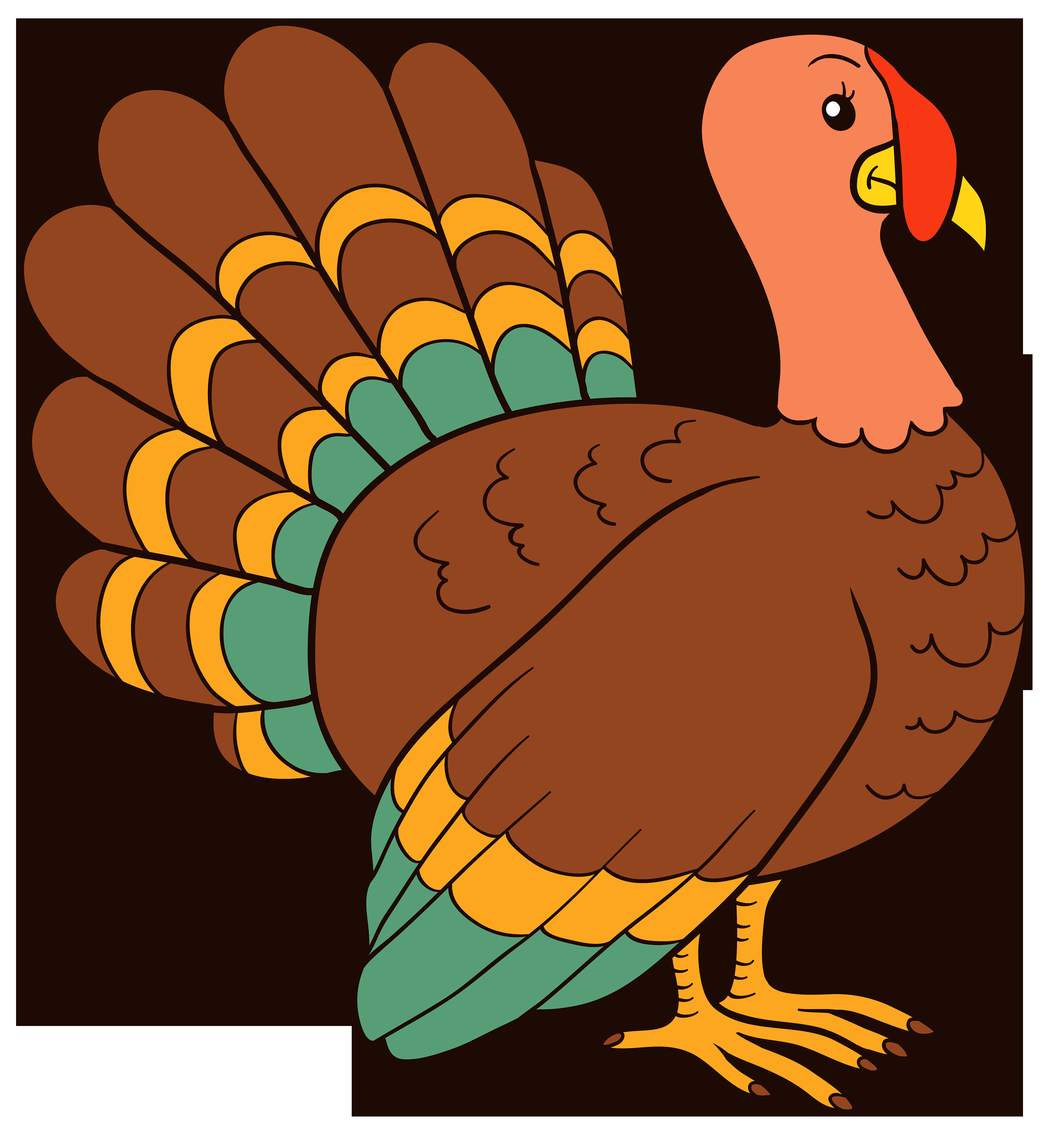 Thanksgiving Turkey Clip Art
 Turkey PNG Clipart Image Best WEB Clipart