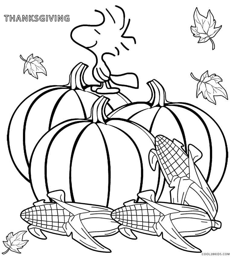 Thanksgiving Turkey Coloring Pages
 Printable Thanksgiving Coloring Pages For Kids
