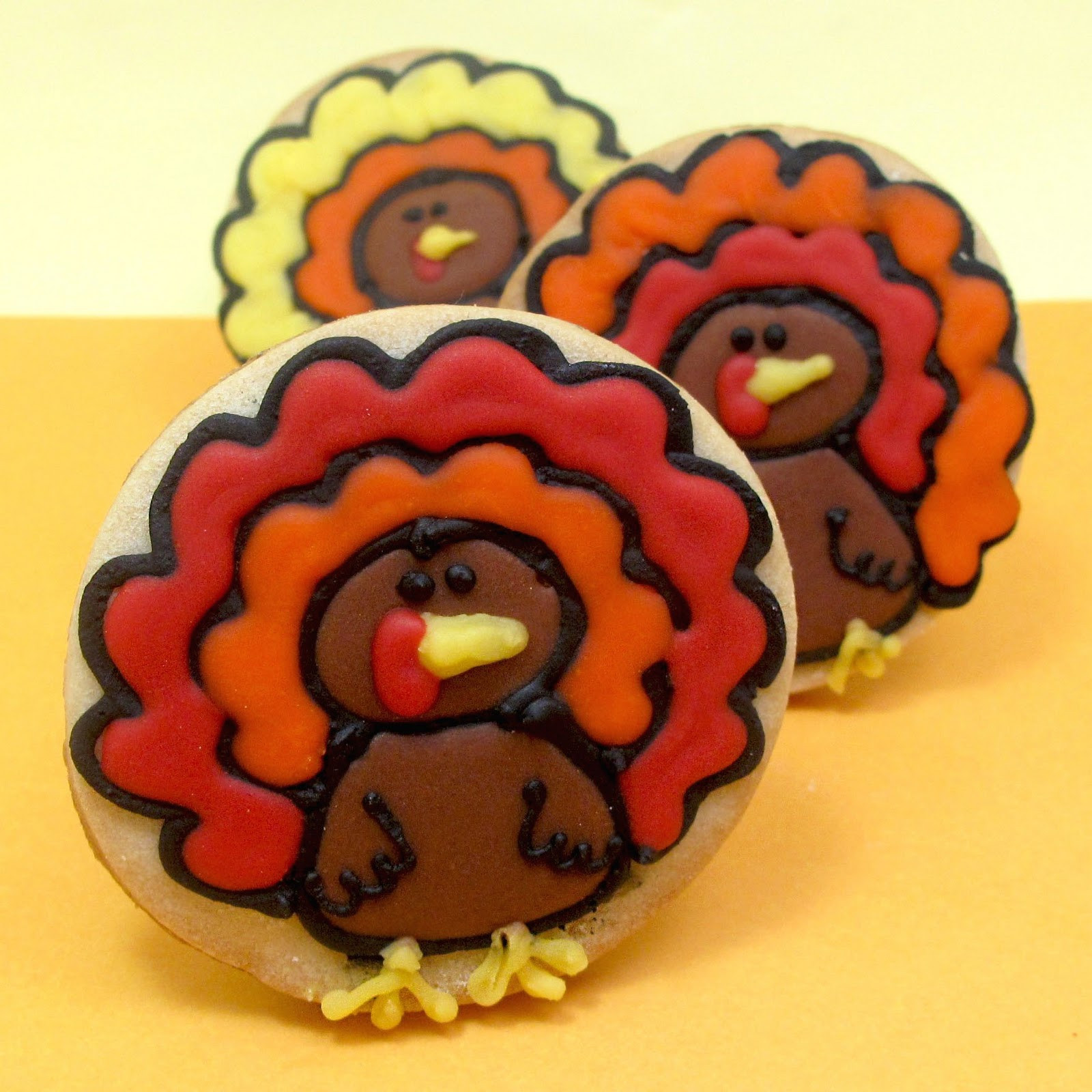 Thanksgiving Turkey Cookies
 Thanksgiving turkey cookies for Celebrations The
